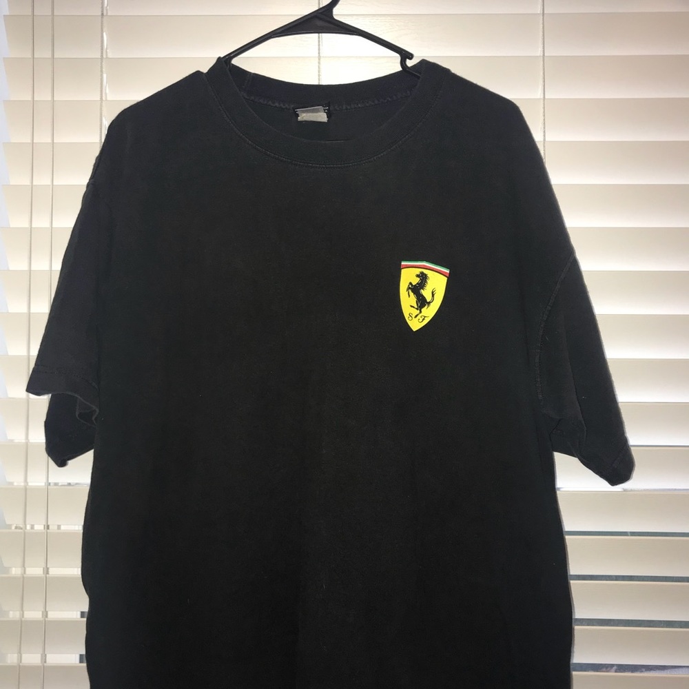 Vintage 1999 Ferrari Logo T-shirt Horse on Back